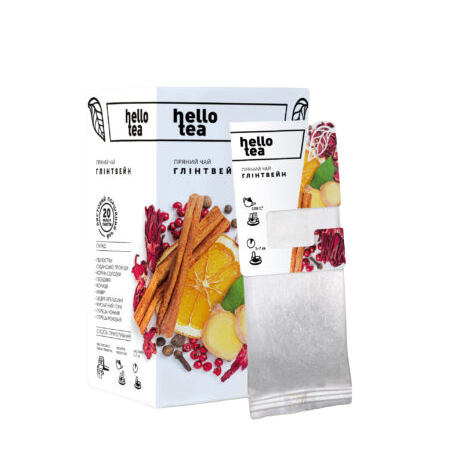 Чай hello tea фруктовий Глінтвейн 20 фільтр-пакетів