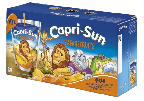 Сік Capri-Sun, Safari Fruits. Упаковка 10 шт.