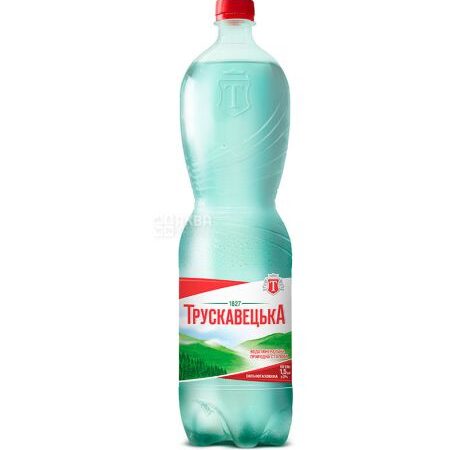 Трускавецька, 1,5л. Вода мінеральна, сильногазована, ПЕТ (ТМ АКВА-ЕКО). Упаковка 6шт.